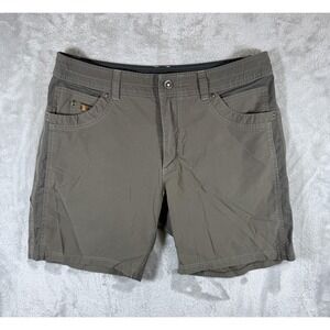 KUHL Shorts Mens 36 Gray Performance Stretch Hiking Outdoor Utility Pockets